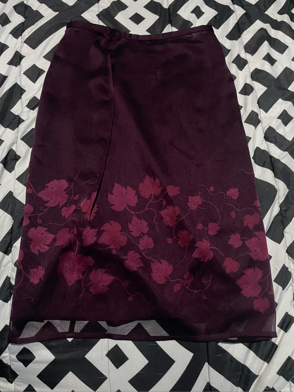 Express floral midi skirt